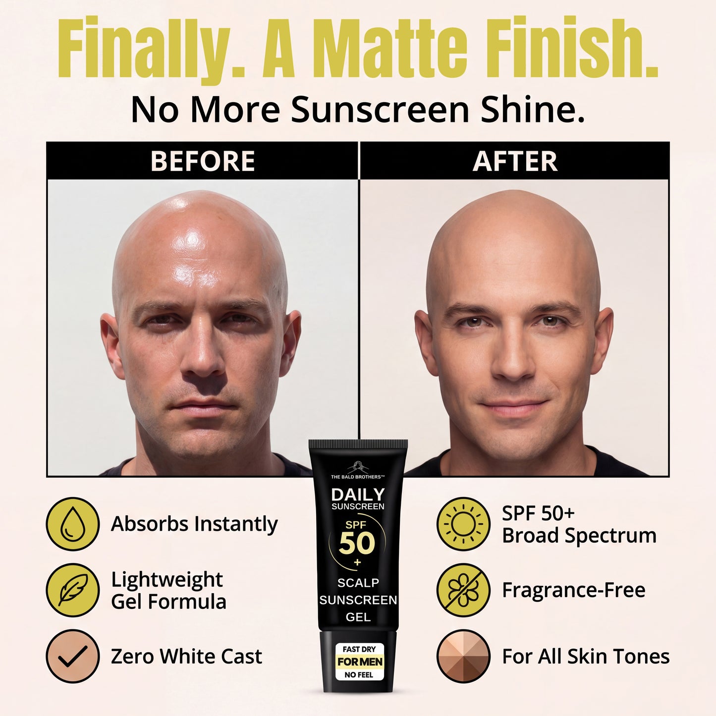 Daily Sunscreen SPF50 Invisible Gel | Mattifying Unseen Sunscreen