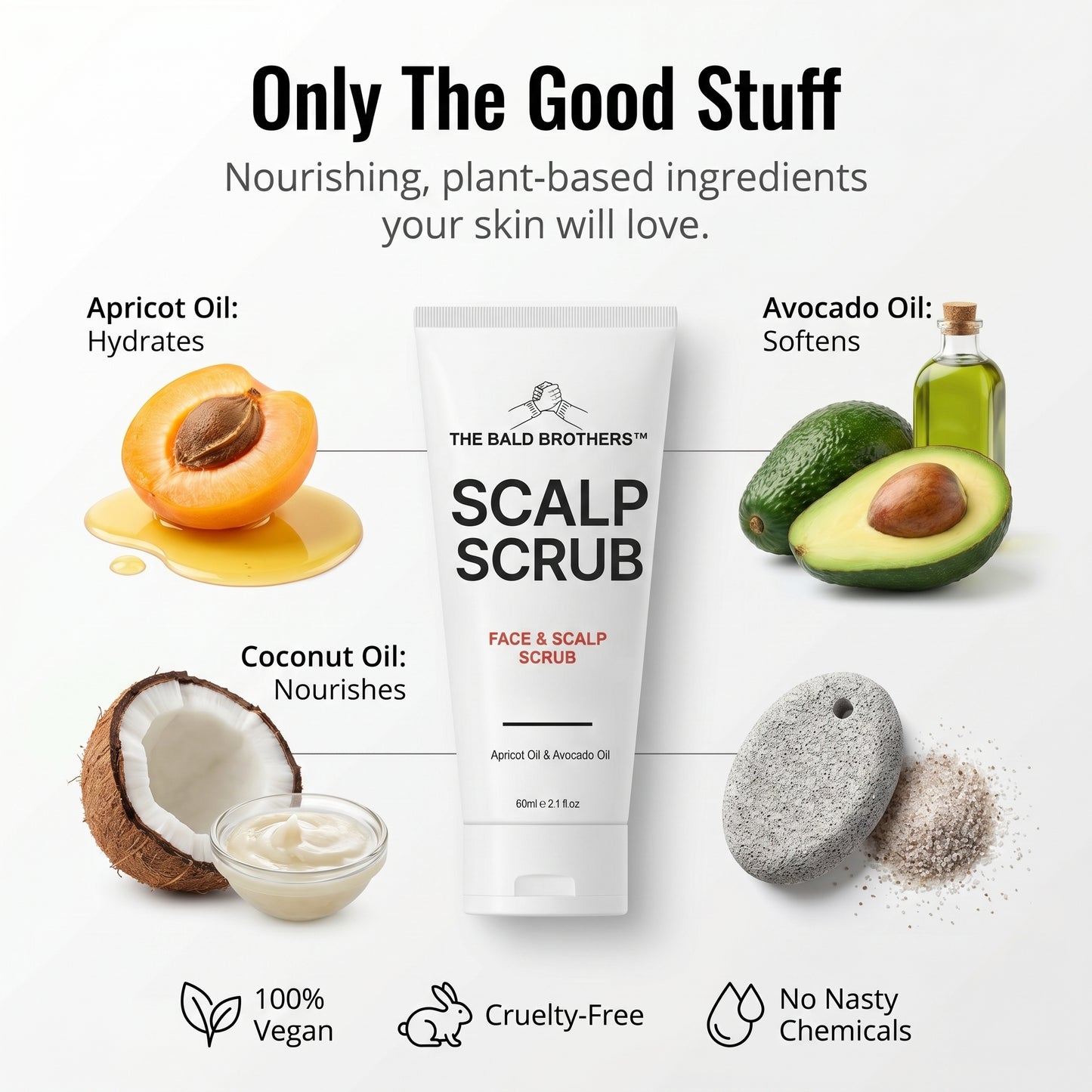 Smooth AF Exfoliator | Scalp & Face Exfoliate Scrub