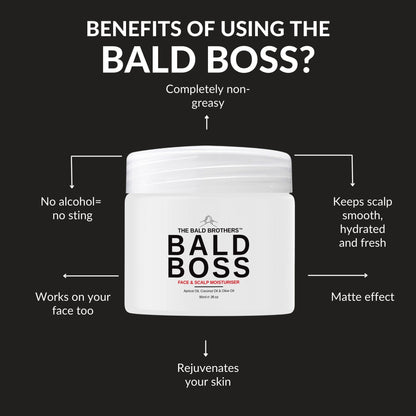 Bald Boss | Mattifying Bald Head Moisturizer