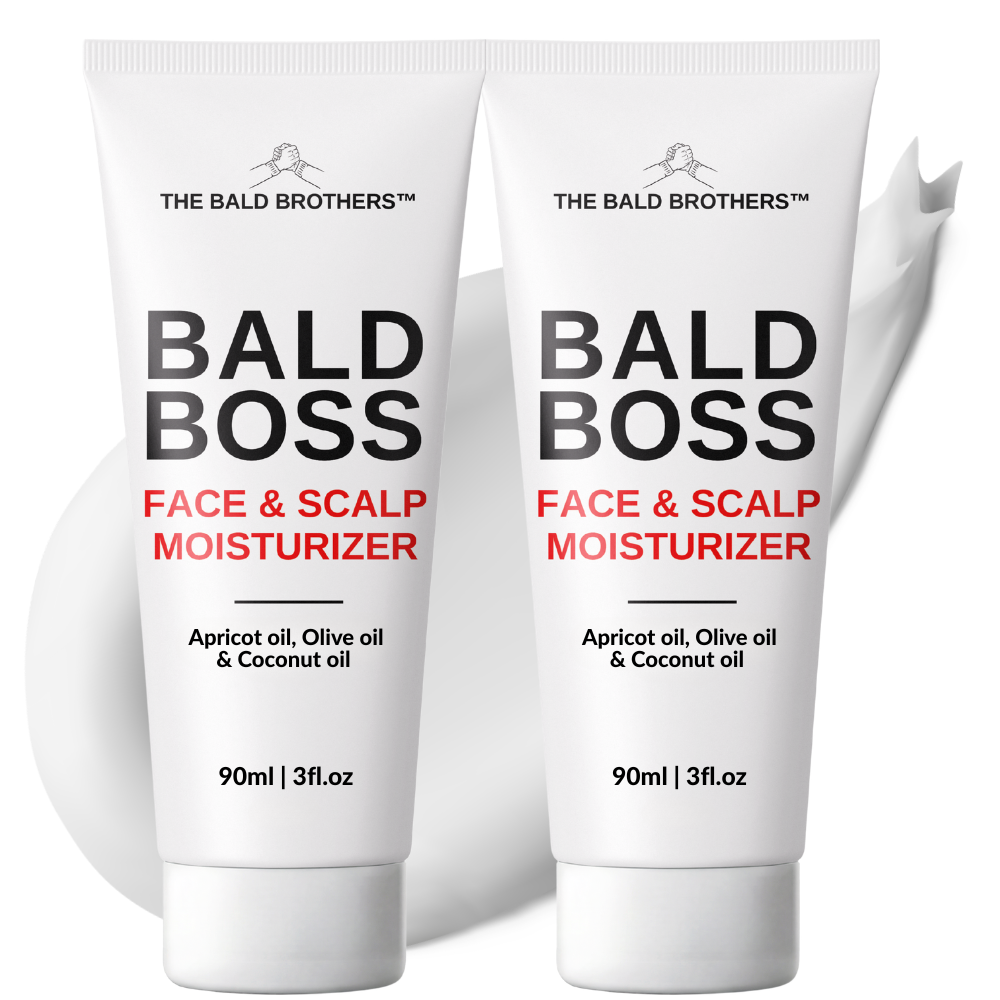 Bald Boss 2 Pack | Mattifying Bald Head Moisturizer