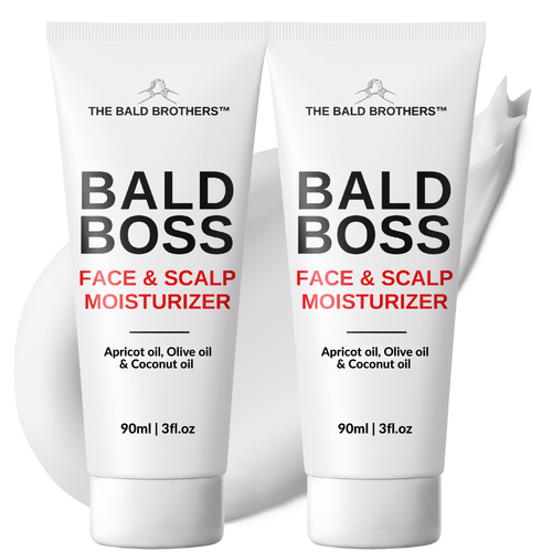 Bald Boss 2 Pack | Mattifying Bald Head Moisturizer